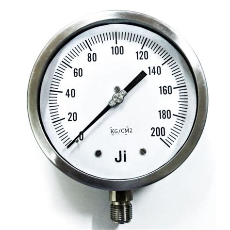 6″ Dial Ss Bourdon Tube Pressure Gauge Japsin Instrumentation