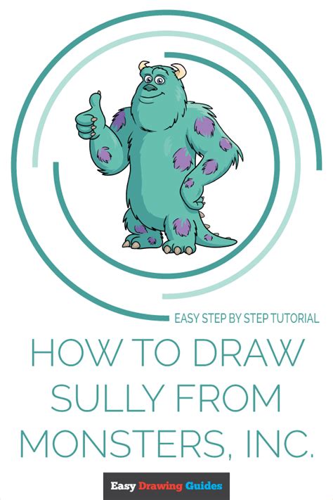 How To Draw Sully Monsters Inc