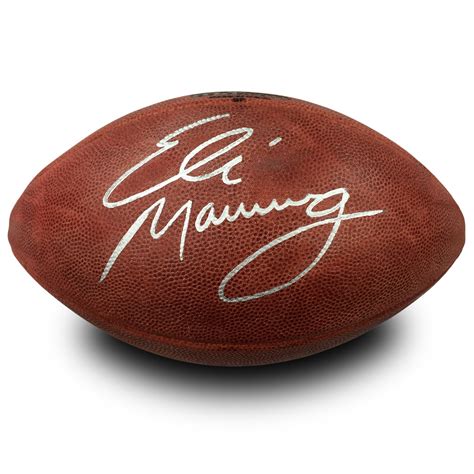 Lot Detail Eli Manning Signed Official Authentic Wilson Nfl Football