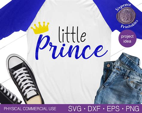 Little Prince Svg Prince Crown Svg Birthday Svg Crown Clipart Etsy Canada
