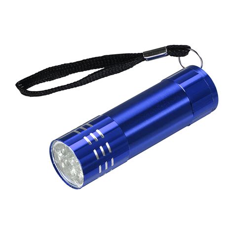 9 Led Mini Aluminum Flashlights With Lanyard Aaa Batteries Not Included