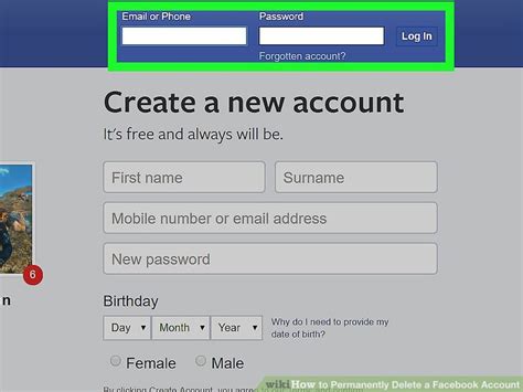 Log in to facebook to start sharing and connecting with your friends, family and people you know. How to Permanently Delete a Facebook Account: 6 Steps