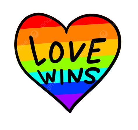 love wins pride logo flag heart shaped png orgulho lgbt arco íris lgbtq imagem png e psd