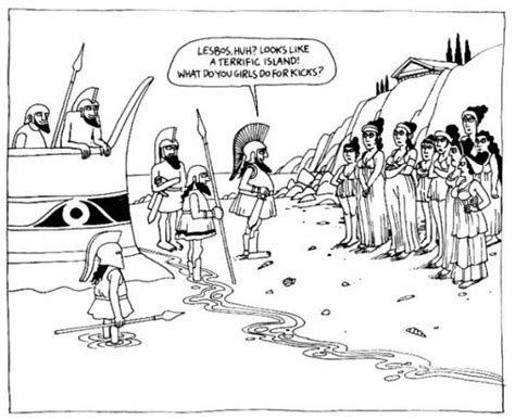 Another Perfect Kliban Cartoon Lesbos Eh What Do You Girls Do For