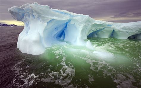 Iceberg Digital Wallpaper Ice Sea Water Iceberg Hd Wallpaper