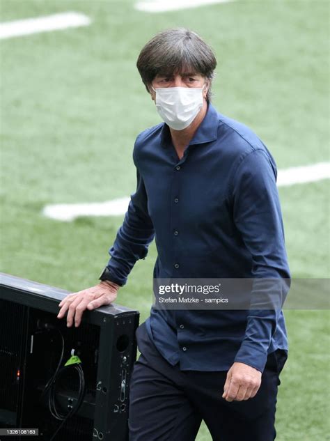 head coach joachim jogi loew of germany inspects the pitch before the news photo getty images