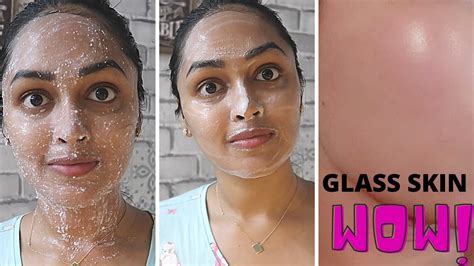 Glass Skin Facial With Only 3 Natural Ingredients In Lock Down How To