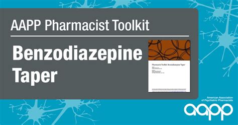 Aapp Pharmacist Toolkit Benzodiazepine Taper