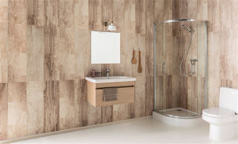 Brown Marble Bathroom Cladding Direct