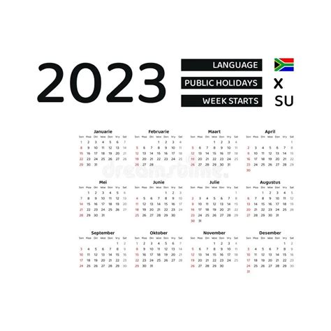 South Africa 2023 Calendar March 2023 Calendar