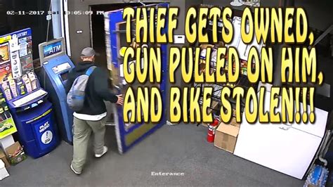 Shoplifter Gets His Bike Stolen Youtube