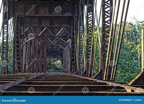 Old Rusty Bridge Stock Image Image Of Historic Outdoor 26448627