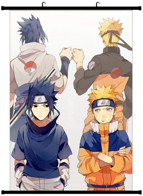 Wernerk Naruto Poster Fabric Scroll Painting