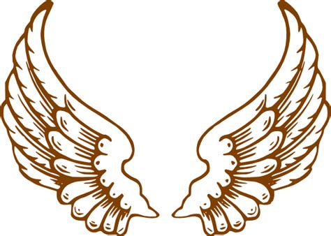 Angel Wings Golden Clip Art At Vector Clip Art Online