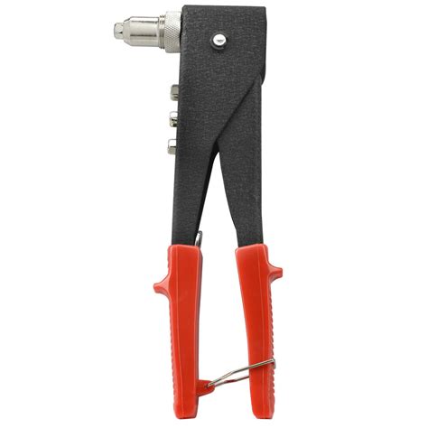 Shorter handle with double compound hinges that maximize leverage. 2 Way Hand Riveter Manual Pop Rivet Gun Heavy Duty Two ...