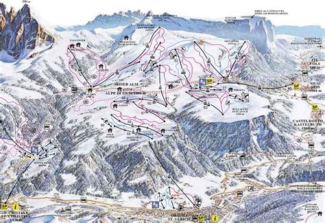 Val Gardena Ski Resort Info Guide Groeden Alpe Di Siusi Dolomites