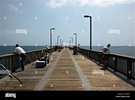 Gulf Shores State Park Alabama Sport Fishing Pier Stock Photo Alamy