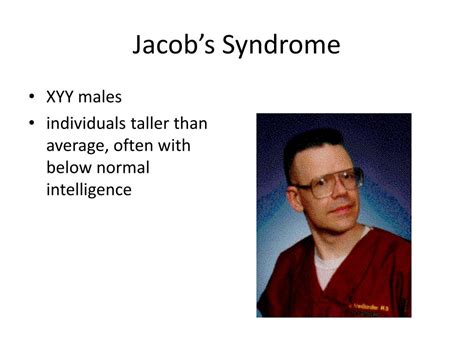 47 Xyy Jacobs Syndrome
