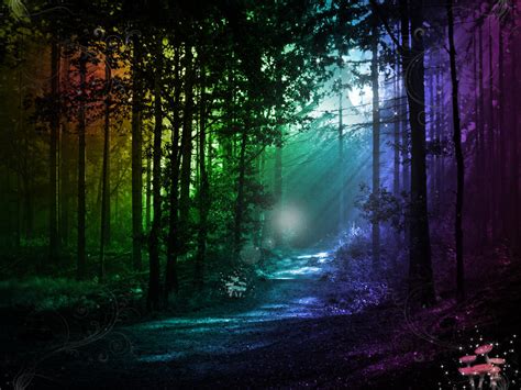 Magical Forest Scene By Darkangelxvegeta On Deviantart
