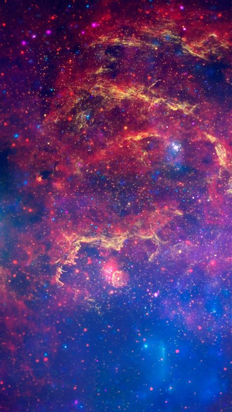 Free Download Fantasy Shiny Nebula Outer Space Iphone 6 Plus Wallpaper