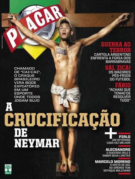 Polémica en Brasil por una imagen de Neymar crucificado Libertad Digital