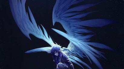 Anime Dark Wings Angel Fantasy Wallpapers Background
