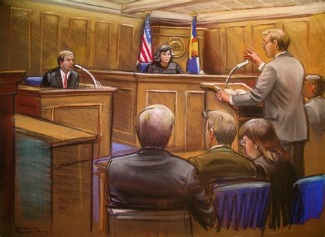 Courtroom Art By Scott Snow At