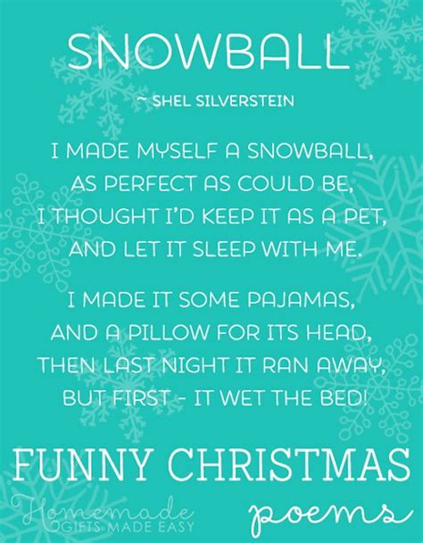 Funny Christmas Poems Short List Of The Best