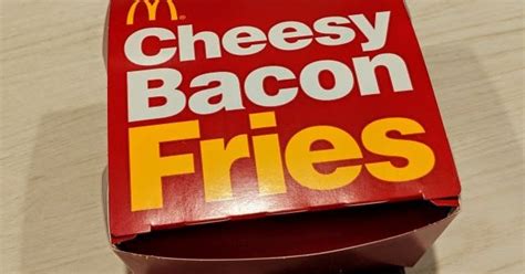 Review Mcdonalds Cheesy Bacon Fries Brand Eating