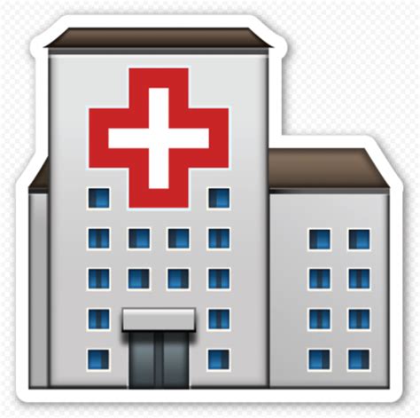 Stickers Of Hospital Clinic Illustration Icon Citypng