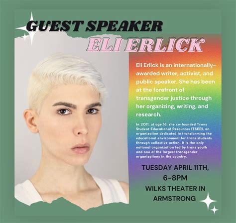 Eli Erlick On Twitter Im Giving A Talk On Trans Activism At Miamiuniversity Today At 3pm Pst