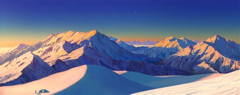 2560x1440 Resolution Snowy Mountains 1440p Resolution Wallpaper