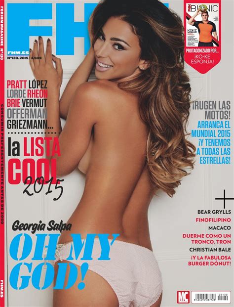 Georgia Salpa For Fhm Magazine Spain Your Daily Girl