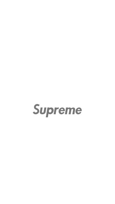 Supreme White Iphone Wallpapers Top Free Supreme White Iphone
