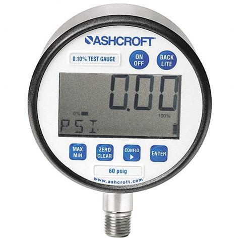 Ashcroft Digital Pressure Gauge Lab Precision Test Gauge 0 To 1000