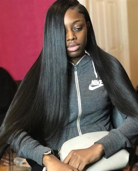 Follow Tropic M For More ️ Instagram Glizzypostedthat💋t Straight Hairstyles Virgin