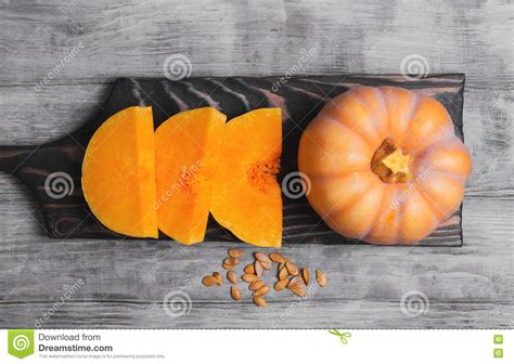Raw Pumpkin Pieces Stock Image Image Of Meal Bright 75319091