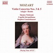 Takako Nishizaki: Mozart: Violin Concertos Nos. 3 and 5 - CD | Opus3a