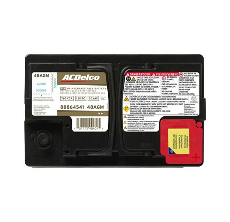 Acdelco Agm Automotive Bci Group 48 Battery 48agm 707773904015 Ebay