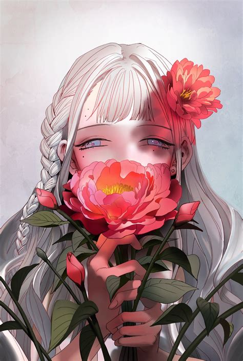 정지아 Jia Jung On Twitter Character Art Anime Flower Anime Art Girl