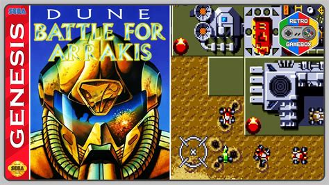 Dune 2 The Battle For Arrakis Sega Harkonnen Campaign Gameplay Dune2