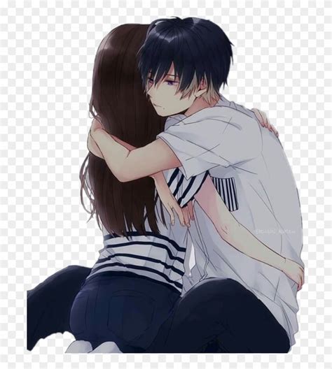 Hugs Anime Couple Animecouple Anime Girl And Boy Love