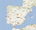 Granada on Map of Spain - World Easy Guides