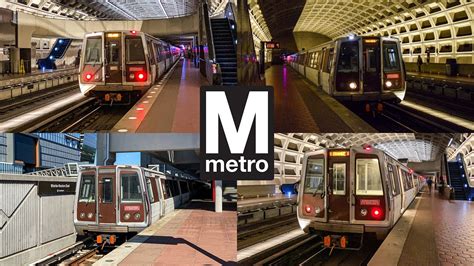Wmata Metrorail Compilation On The Orange And Silver Lines Youtube