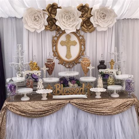 First Communion Table Decorations