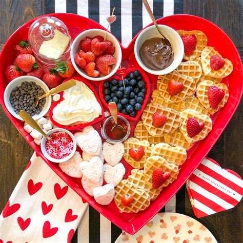 Valentines Brunch Heart Waffle Board Treehouse Threads Valentines