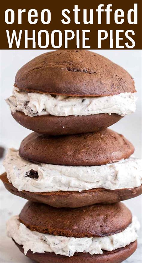 Oreo Whoopie Pies With Oreo Filling Tastes Of Lizzy T