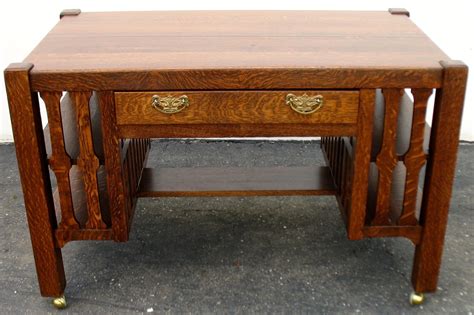 The Craftsman Oak Mission Style Desk