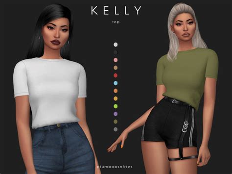 Kelly Top By Plumbobs N Fries At Tsr Sims 4 Updates