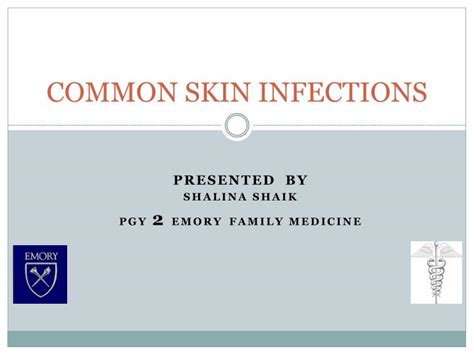 Ppt Common Skin Infections Powerpoint Presentation Free Download